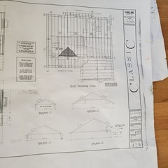 Colorado Blueprints Classic Homes Set of 5 Blue Print Papers Fine Line Design