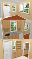 10×28 Tiny House — 280 sq ft — PDF Floor Plan — Model 1