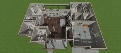 2300 sq.ft., 4 Bedroom, 3 Bath, 2-car garage – Craftsman Home / House Plan