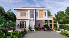 35×26 House Design Plans 10.5×8 Meters 4 Bedrooms PDF Full Plans (A4 Hard Copy)