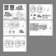24×24 House — 3 Bedroom 3 Bath — 1,143 sq ft — PDF Floor Plan — Model 2A