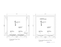 26’X26′- 26’X246 GABLE ROOF 2 CAR GARAGE PLANS GARAGE PLAN 20-2626-GBL-1