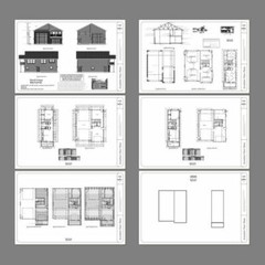 36×42 Apartment with 1-Car 1-RV Garage — PDF Floor Plan — 961 sqft — Model 2C