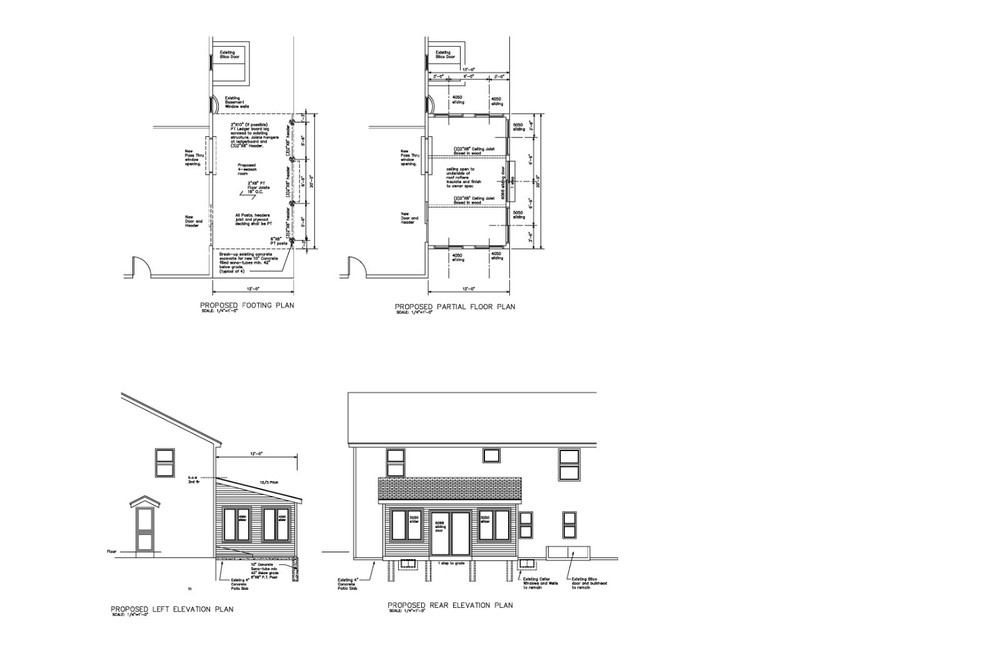 18X12 SUNROO 3 SEASON ROOM ADDITION PLANS 18X12 SHED ROOF custom for nthngbddeal