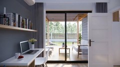 20×17 Feet Small House 6×5 Meter 1 Bed 1 Bath Shed Roof PDF, CAD &A4 Hard Copy