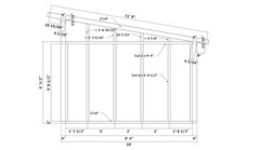 10×10 Lean to Shed Plans (A4 Printed Plans will send to your home)