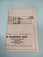 VTG 1950s Modern But Friendly Good Housekeeping Floor Plan MCM U Shape Ranch