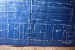 Antique Lal Bagh Palace Indore Architectural Plan & Lay-Out First Floor 1926 Old