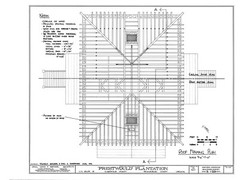 Architectural Home Plans, Prestwould Virginia Plantation Mansion w/ cottages