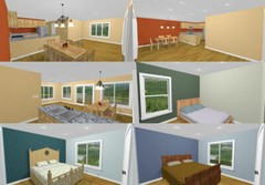 60×50 Apartment with 2-Car 2-RV Garage – PDF FloorPlan – 1,637 sqft – Model 2G