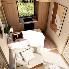 Modern House Plan Home Building Plans Blueprints, Small Cabin – Tiny House Plans