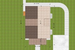 Family House 5 Bed, 2 Bathroom, Basement&Terrace CAD Blueprints Imperial