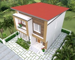 21×25 Feet Small House Plan 6.5×7.5 Meter 2 Beds 2 Bath Shed Roof (A4 Hard Copy)