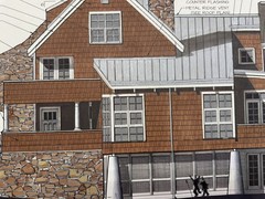 Architectural Renderings 4 Sheets Hand-Colored Elevations 30×42 Design Drawings