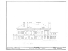 Historic house plans, Victorian Romanesque Mansion, architectural drawings