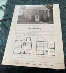 Floor Plans Book Town Country Homes 1950s Rexford 564-045 Waterbury 186-991
