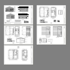 40×42 Apartment with 1-Car 1-RV Garage – PDF FloorPlan – 1,101 sqft – Model 4