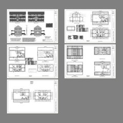 44×20 House — 4 Bedroom 3 Bath — 1,692 sq ft — PDF Floor Plan — Model 1F