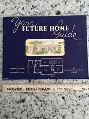 Vintage 1945 Future Homes Co Home Plan Catalog MCM Ranchers 50 Colorful Drawings