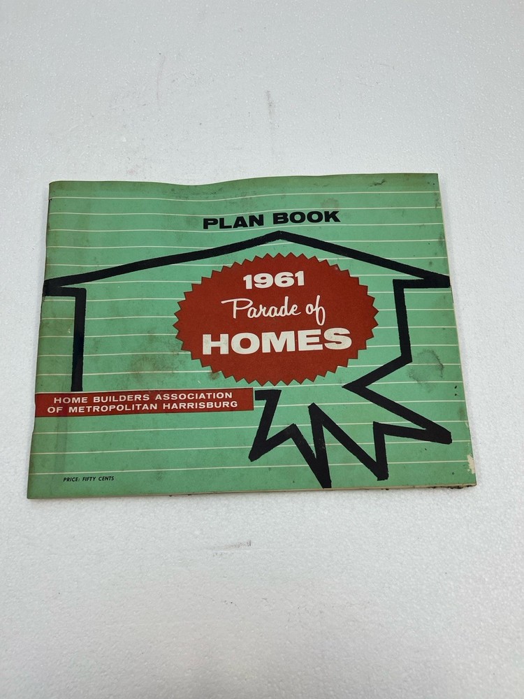 Vintage HOME PLANS BOOK Parade of Homes Mid Century Modern ranch house blueprint