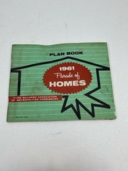 Vintage HOME PLANS BOOK Parade of Homes Mid Century Modern ranch house blueprint