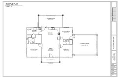 Custom 2 Bedroom 2 Bath House Plans 1139 sqft / Plan #2192