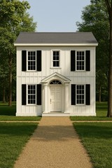 Apartment-Garage-Shop Home Adu plan 24×24