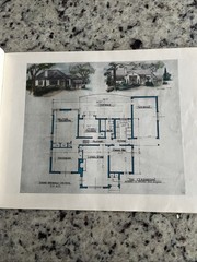 Vintage 1945 Future Homes Co Home Plan Catalog MCM Ranchers 50 Colorful Drawings