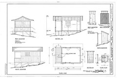 Craftsman Style Country Cabins house plans, architectural prints, 4 cabins