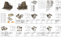 Modern A-Frame 2 Bedrooms, 2 Bathrooms Guest House Plans Architecture Plans 760S
