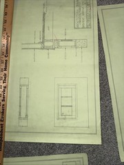 Architectural House Blueprints Plans Mid Century Modern Home 1941 MN 17 Pieces Z