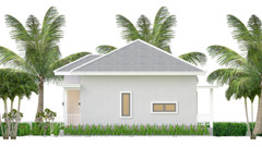 30×30 Feet House Plans 9×9 Meter 2 Beds 1 bath Hip Roof PDF Plan (A4 Hard Copy)