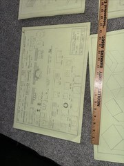 Architectural House Blueprints Plans Mid Century Modern Home 1941 MN 17 Pieces Z