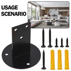 Heavy Duty Handrail Support Bracket Ensures Secure Connection to the Wall