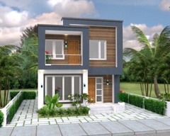 Small House Plan 21×25 Feet 6.5×7.5 Meter 2 Beds 2 Bath Flat Roof (A4 Hard Copy)