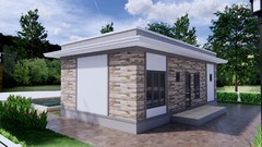 36×20 Feet Small House 11×6 Meter 3 Beds 2 Baths Terrace PDF & (A4 Hard Copy)