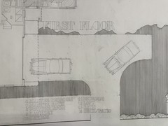 Vintage Architectural Drawings Vellum (Set of 4) House Plans Elevations 30×36