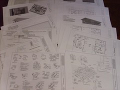 Modern Style House Building Plans Model 778 with one bedroom. FREE SHIPPING