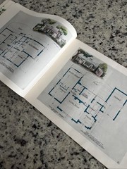 Vintage 1945 Future Homes Co Home Plan Catalog MCM Ranchers 50 Colorful Drawings