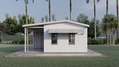 One Bedroom Home Building Plans | 18’x26′ | 468sqft | DIY Blueprint