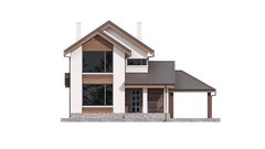 40’x45’ 3 Bed, 3 Bath Modern Cottage Architectural Build Plans PDF Download.