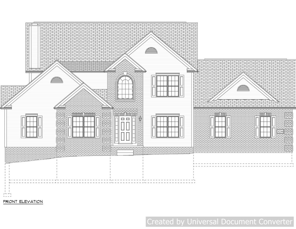 Full Set of two story 4 bedroom house plans 3,519 sq ft
