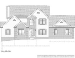 Full Set of two story 4 bedroom house plans 3,519 sq ft