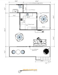 Modern A-Frame Cabin House Plan With 3D Images And PDF For Blueprint Plans