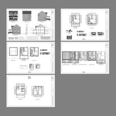 24×24 Duplex — 2 Bedroom — 2 Bath 1,086 sq ft — PDF Floor Plan — Model 5I