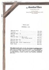 VINTAGE 1976 AMERICAN BARN HABITAT HOMES LAYOUT/SPECS/PRICES! BROCHURES! PHOTOS!