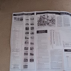 HOUSE OF THE WEEK STUDY PLAN. VINTAGE AP NEWSFEATURES, ARCHITECT DESIGNED HOUSES