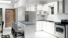Modern Tiny House Plans 20×20 Ft – 2 Bedroom & 1 and half Bath – PDF Floor Plan