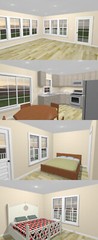 28×36 House — 2 Bedroom 2 Bath — PDF Floor Plan — 1,008 sq ft — Model 1C
