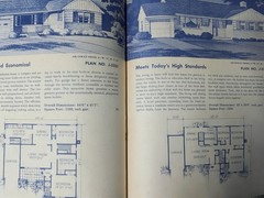 Vtg 1950s Ranch Homes for Today Alwin Cassens Jr Architect House Plans MCM Retro
